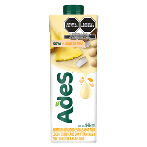 Alimento Líquido de Soya con Jugo de Piña 946 Ml