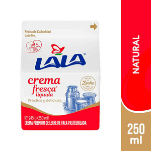 Lala Crema Líquida Fresca 250 g