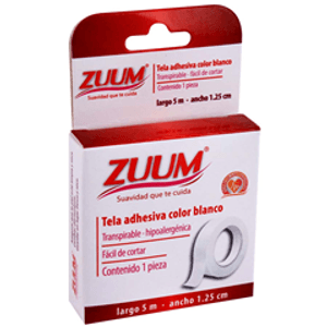 Zuum Tela Adhesiva 1.25 cm X 5 M 1 pz