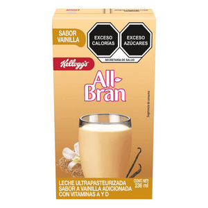 Leche Uht All Bran Vainilla 236 ml Leche Uht All Bran Vainilla  236 Ml