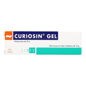 Curiosin 0.001g Gel Tb 15 G Hialuronato de Zinc 15 Pz