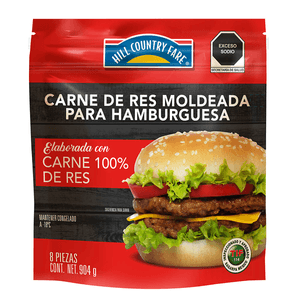 HCF Carne para Hamburguesa Sazonada de Res 8 pz Carne Para Hamburguesa Sazonada de Res 8 Pz