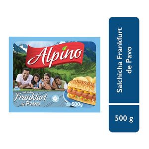 Alpino Salchicha de Pavo Frankfurt 500 g