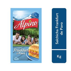 Alpino Salchicha Frankfurt de Pavo 1 kg