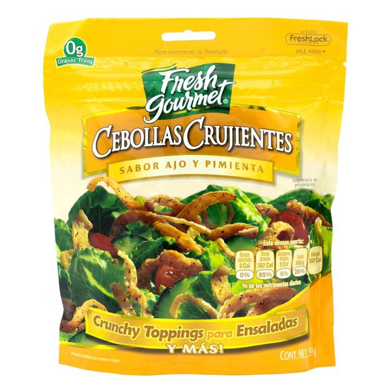 Cebolla frita crujiente TAJ 100% natural | Ideal para condimentar  guarnición en sushi, cazuelas de frijoles verdes, etc. (sin recubrimiento,  16.01 oz