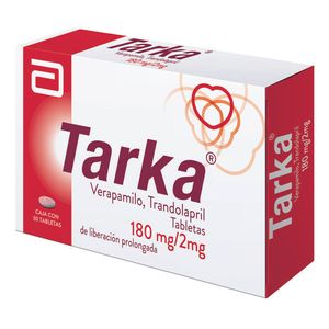 Tarka 180/2 Mg 30 Tab Verapamilo,Trandolapril 30 Pz