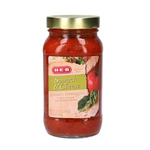 HEB Salsa Para Pasta Espinacas Y Queso 737 g