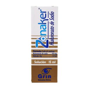 Grin Zonaker 4mg Solución 15 ml Grin Zonaker 4mg  Solución 15 ml