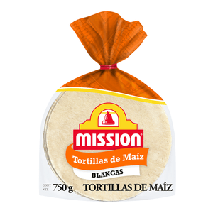 Mission Tortilla de Maiz Blanca 750 g