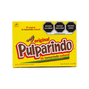 Pulparindo de Tamarindo Natural 20 Pz