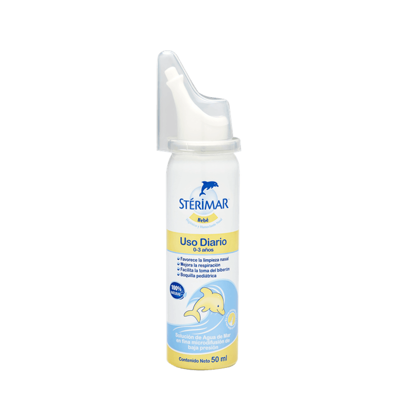 Sterimar Bebe Limpieza Nasal Agua De Mar Microdifusion, 50 ml