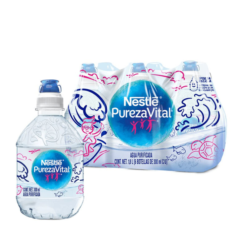 Agua Natural Nestlé Pureza Vital Botella 500ml