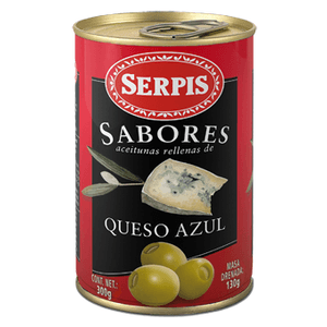 Serpis Aceitunas Rellenas de Queso Azul 300 g