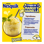 Alimento en Polvo Nesquik Sabor Vainilla 357g