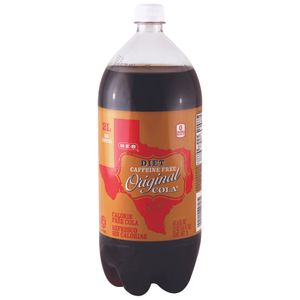 HEB Refresco Original Cola Diet Caffeine Free 2 L