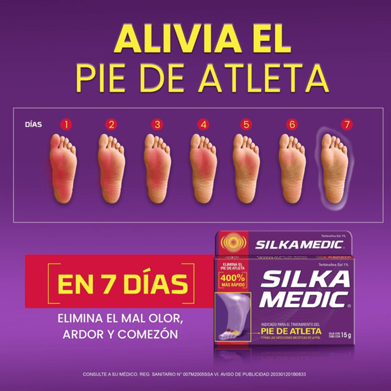 Silkamedic Antimicotico Para Pie De Atleta 15 g Mi Tienda del Ahorro