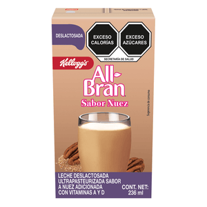 Leche Uht All Bran Nuez Deslactosada 236 ml Leche Uht All Bran Nuez Deslactosada  236 Ml