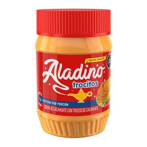 Aladino Crema de Cacahuate Trocitos 425 g