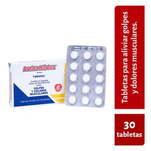 Analgésico Arnica 30 pz Analgésico Arnica  30 Pz