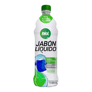 Jabón de Lavandería Ropa Blanca Y de Color 828 Ml