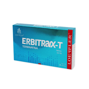 Erbitrax-T 250mg 7 Tab Terbinafina Gen 7 Pz