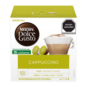 Café en Cápsula Dolce Gusto Cappuccino 16cap 186 Gr