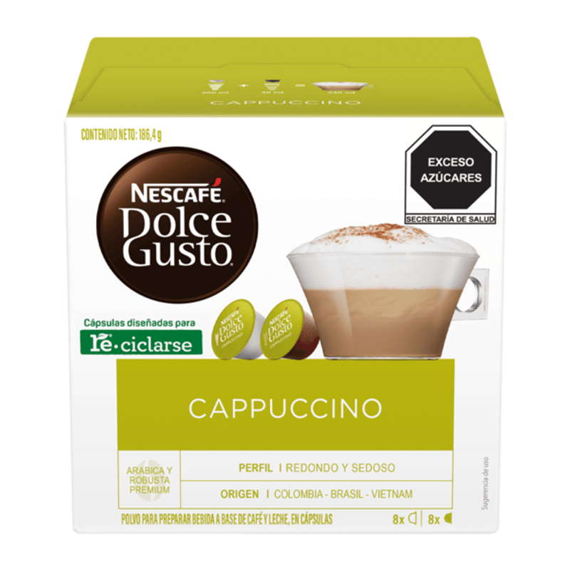 Nescafe Café en Cápsula Dolce Gusto Cappuccino 16c - H-E-B México