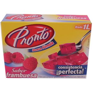 Pronto Gelatina en Polvo Frambuesa 84 g