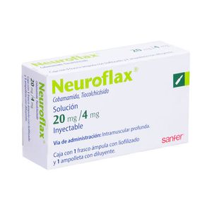 Sanfer Neuroflax 1 Ampolleta Con Diluyente 20 mg 4 ml