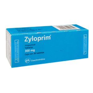 Zyloprim 300 Mg Alopurinol 30 Tab 30 Pz