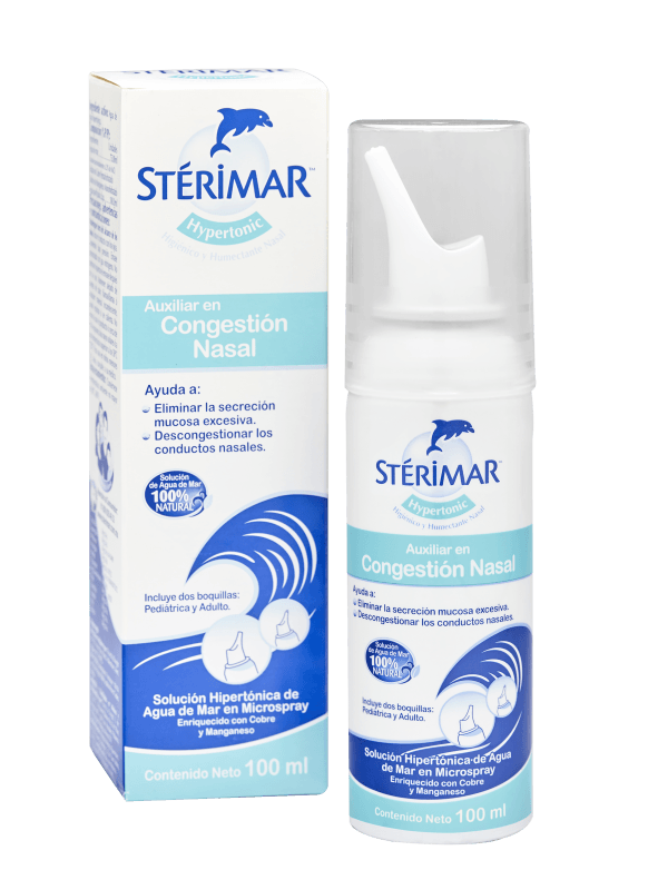 Sterimar - Sterimar Hypertonic es un spray con agua de mar