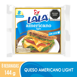 Lala Queso Fundido Americano Light 144 g