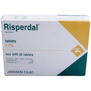 Risperdal 1 Mg 20 Tab Risperidona 20 Pz