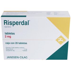 Risperdal S Mg C/20 Tab Risperidona 20 Pz