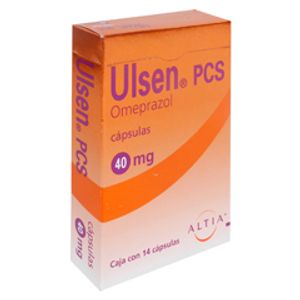 Ulcen Pcs 40 Mg C/14 Cap. Omeprazol 14 Pz