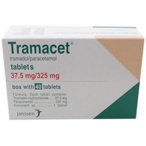 Tramacet 37.5/325mg Tab 40 Tramadol, Paracetamol 40 Pz