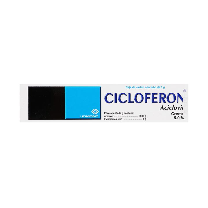 Liomont Cicloferon Aciclovir 5 G - H-E-B México