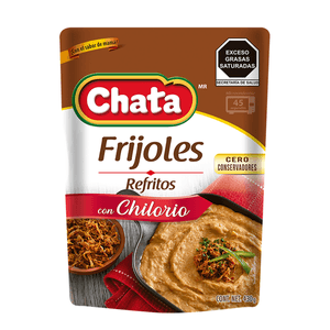 Chata Frijoles Refritos con Chilorio 400 g