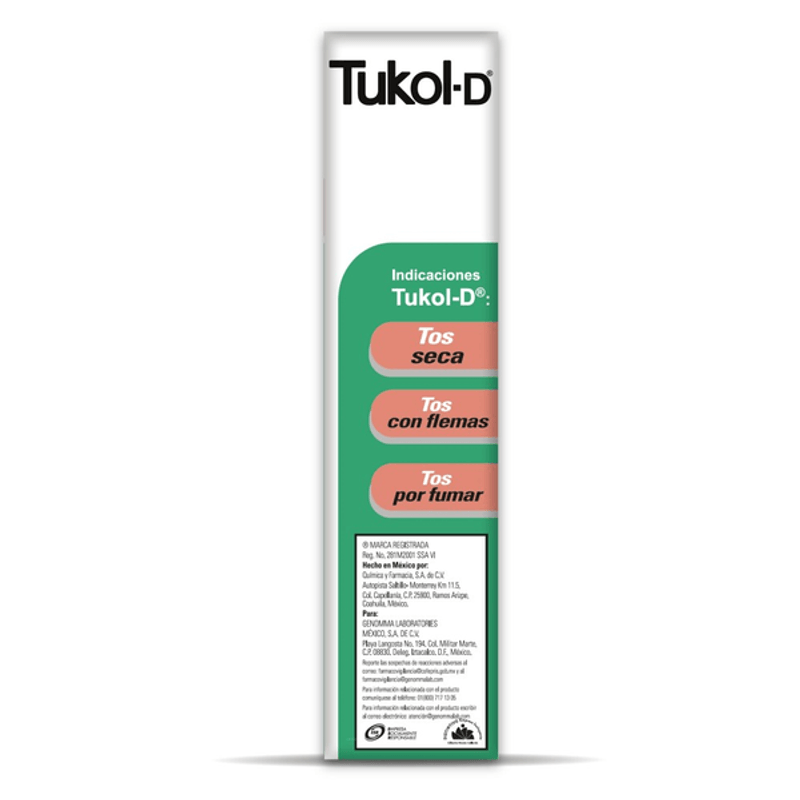 Tukol-D Jarabe para la tos 125ml Adulto