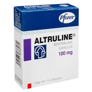 Altruline 100 Mg Caps 14 Clorhidrato de Sertralina 14 Pz
