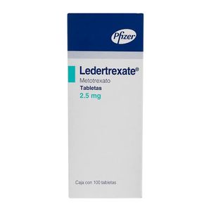 Ledertrexate 2.5mg 100 Tab Metotrexato (E ) 100 Pz