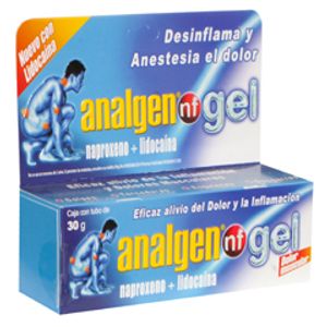 Analgésico Y Antiinflamatorio Analgen Nf Gel 30 Gr