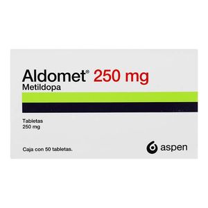 Aldomet 250 Mg 50 Tabletas 50 Pz