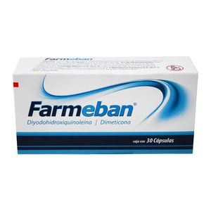 Farmeban 500/100 Mg 30 Cap Diyodohidroxiquinoleina 30 Pz