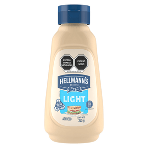 Hellmanns Mayonesa Light Squeeze 355 g