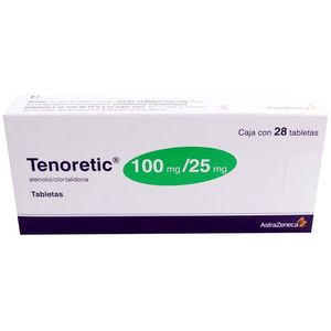 Tenoretic 100 Mg 28 Tab Atenolol, Clortalidona 28 Pz