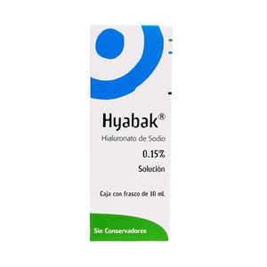 Hyabak 0.15 Sol Oft Fco 10 Ml