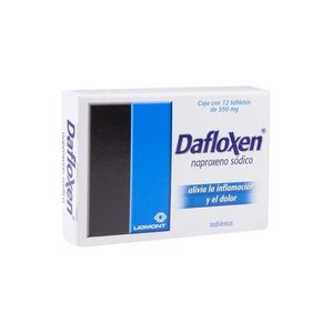 Dafloxen 550mg 15tab Naproxeno, Carisoprodol 12 Pz