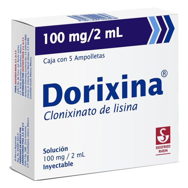 Siegfried Dorixina 100 Mg Ampo. 5x2ml Clonixinato - H-E-B México