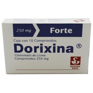 Dorixina Forte 250mg Tab 10 Clonixinato de Lisina 10 Pz